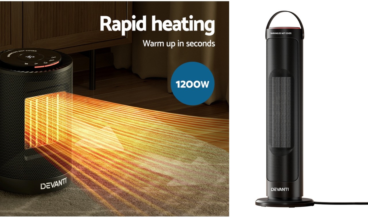 Ceramic Tower Heater and Electric Fan Heater